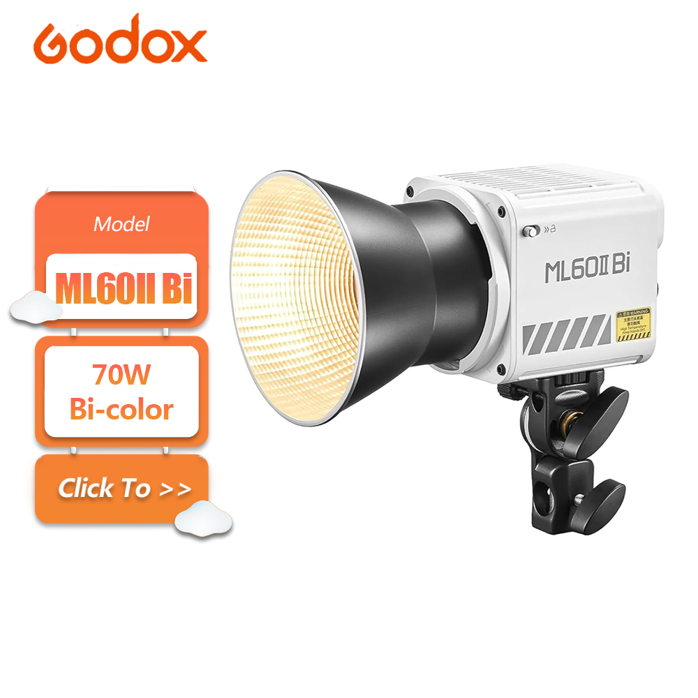 Godox ML60II Bi 70W 2800K to 6 - مراجعة Photography Lighting Godox وسعره