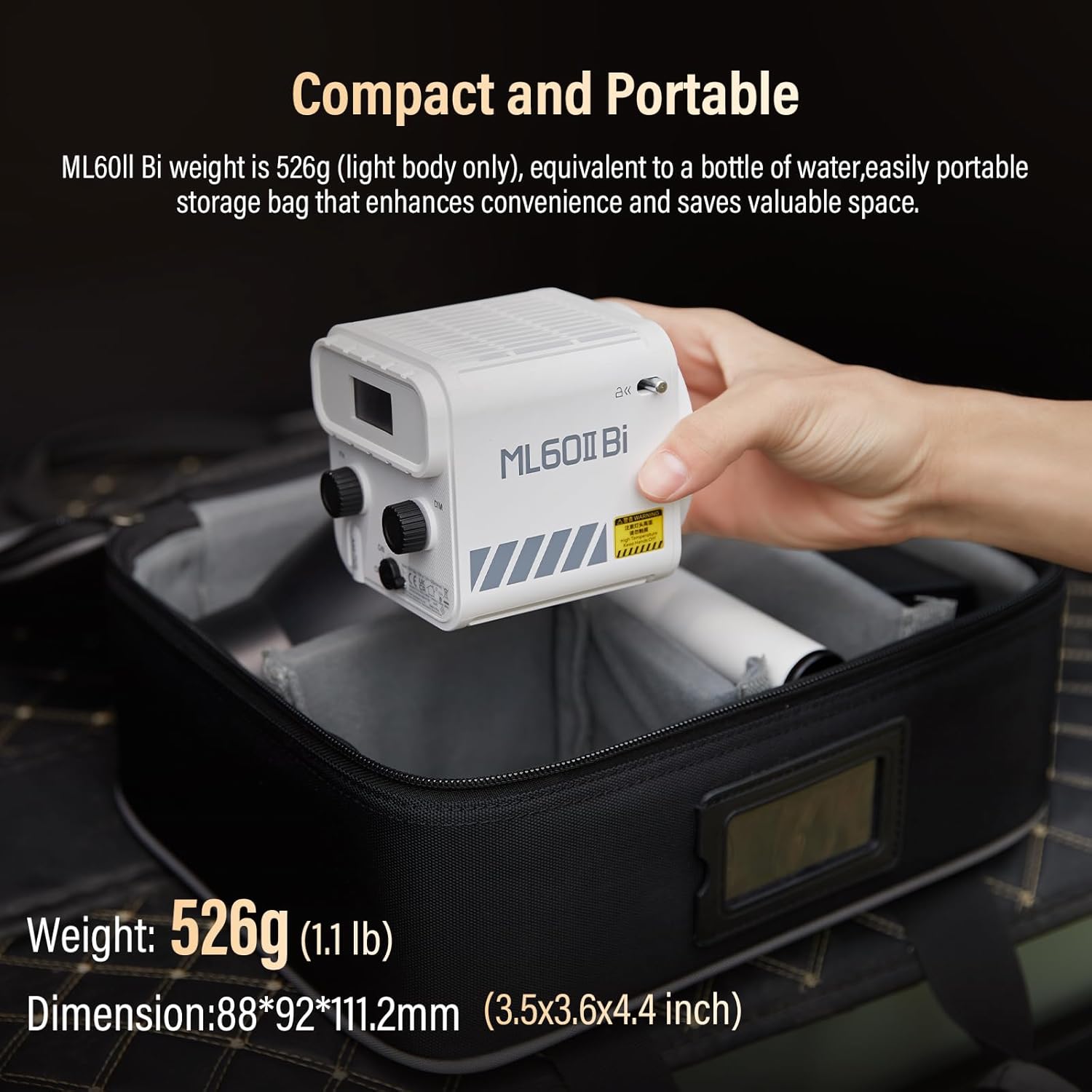 Godox ML60II Bi 70W 2800K to 6 - مراجعة Photography Lighting Godox وسعره