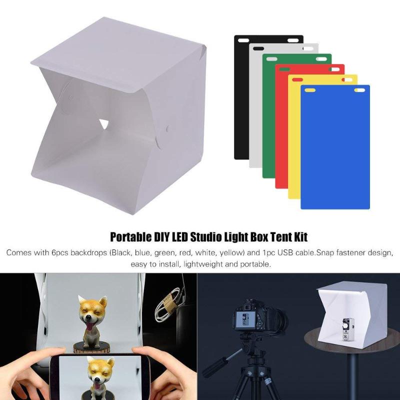 【C】Portable LED Photo Studio L - مراجعة Photography Lighting Case وسعره