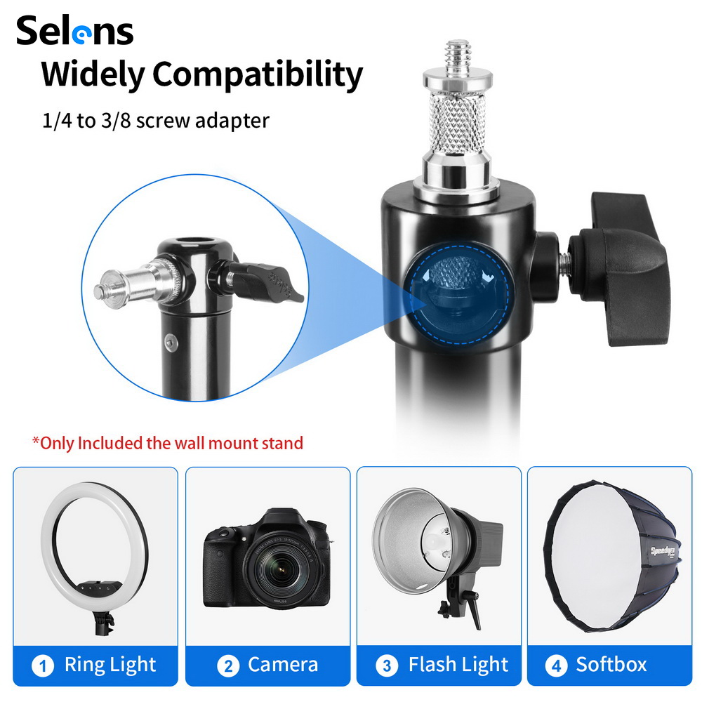 Meking Wall Camera Mount With  - مراجعة Photography Lighting Triangle وسعره