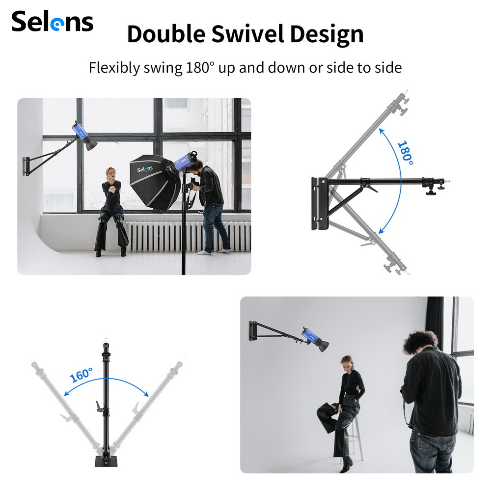 Meking Wall Camera Mount With  - مراجعة Photography Lighting Triangle وسعره