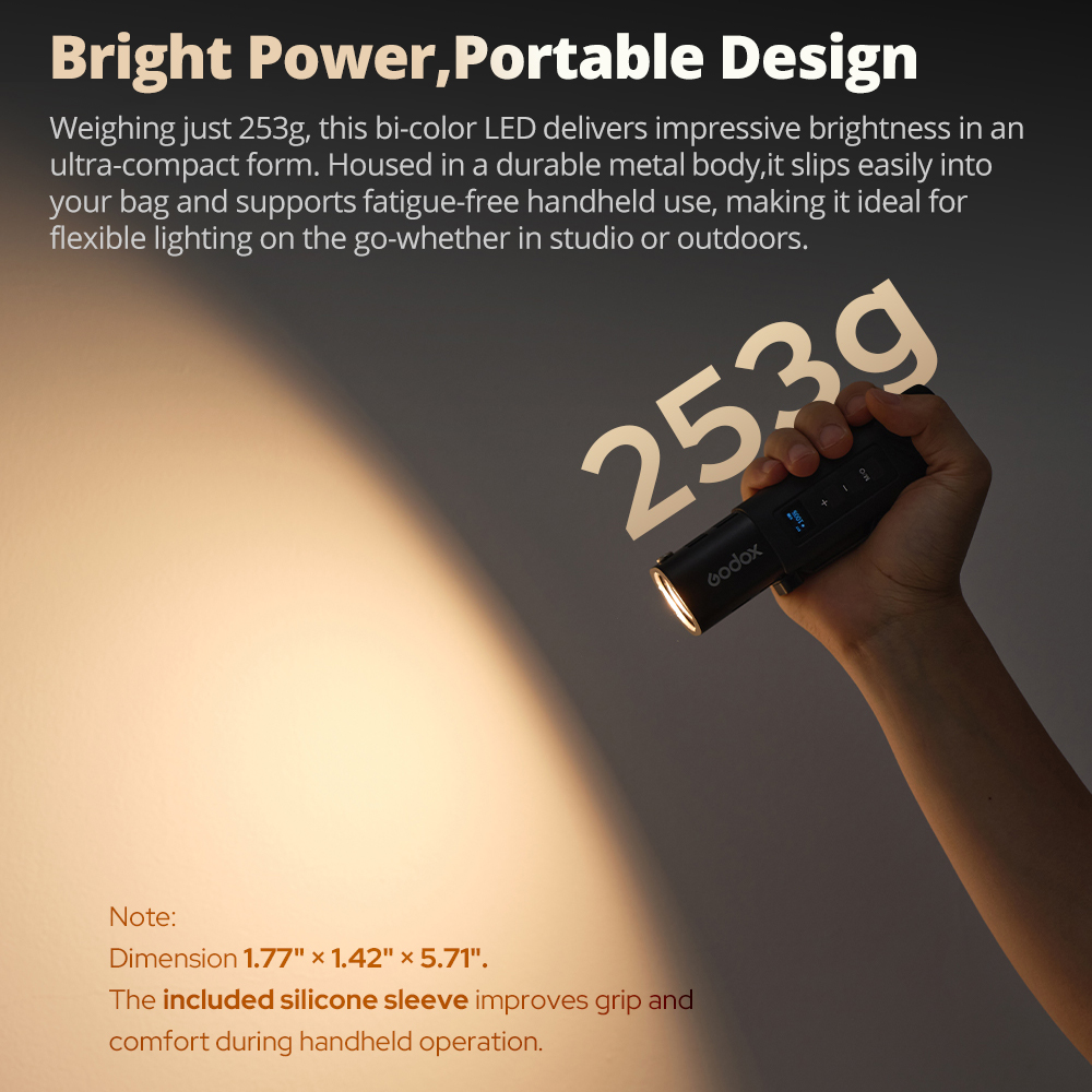 Godox Bi-Color LED Video Light - مراجعة Photography Lighting Godox وسعره