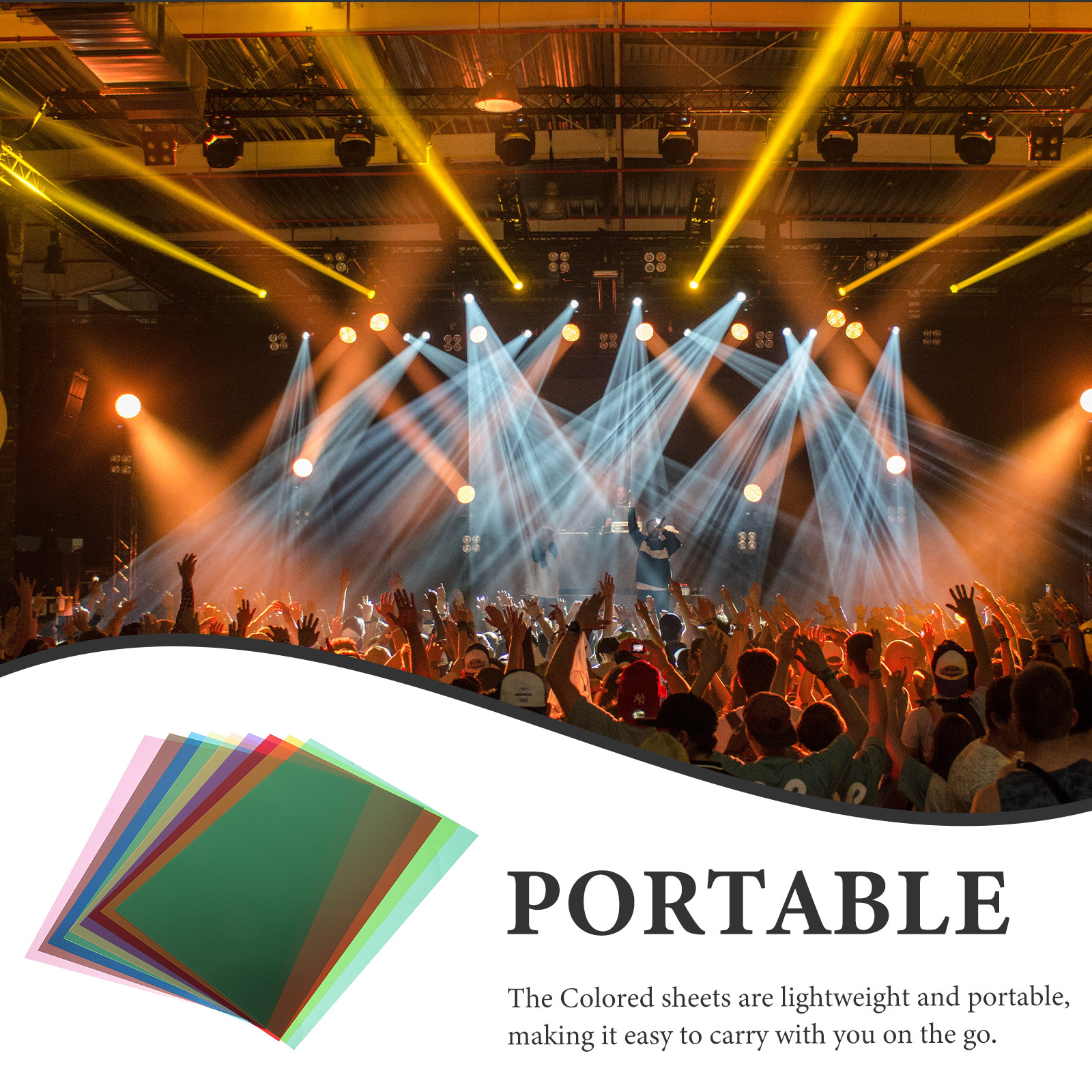 9Pcs Colored PVC Filter Sheets - مراجعة Photography Lighting Design وسعره