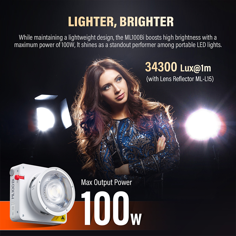 Godox ML100Bi/ML100R Bi-Color  - مراجعة Photography Lighting Godox وسعره