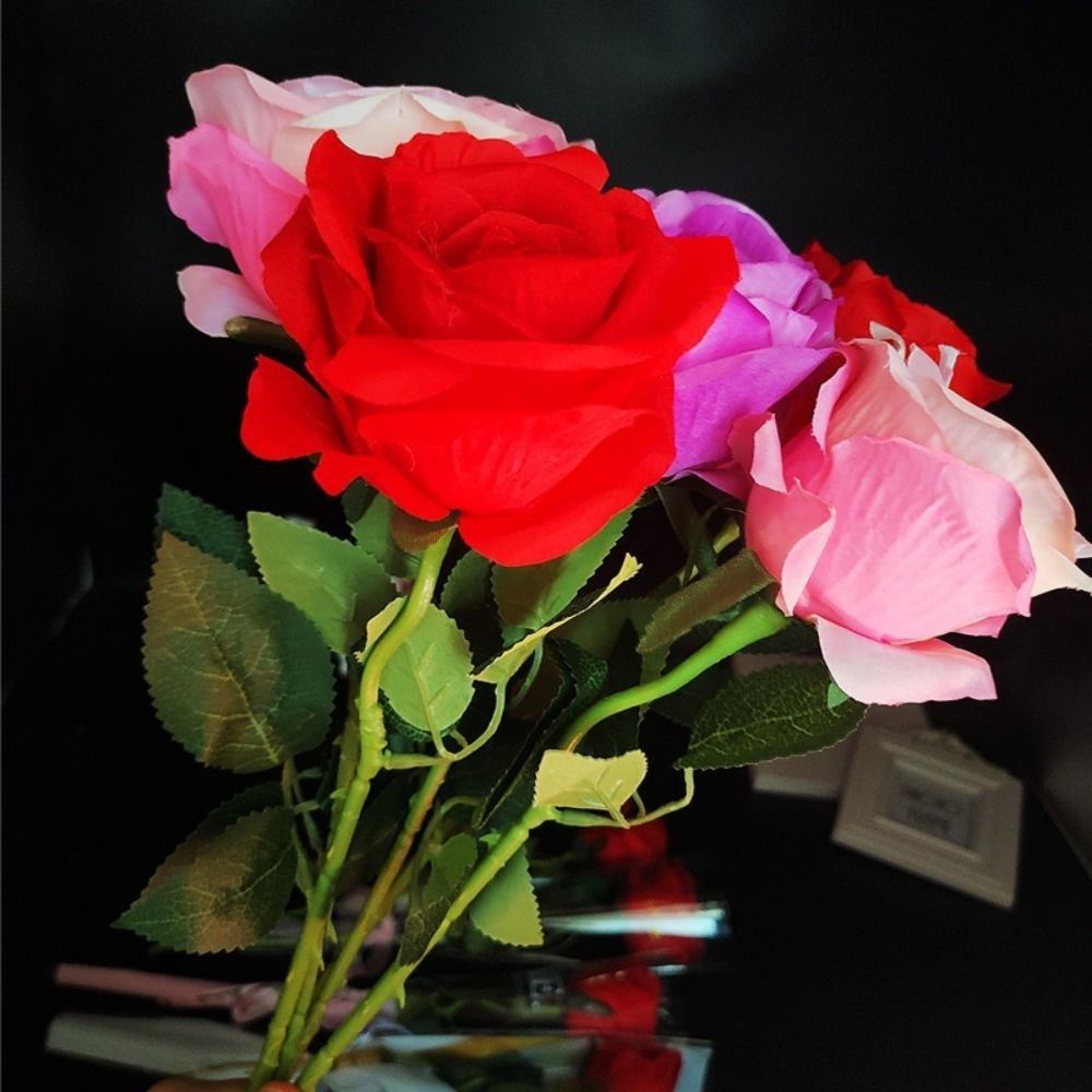 Glowing Artificial Rose Flower - مراجعة Photography Artificial Lighting وسعره