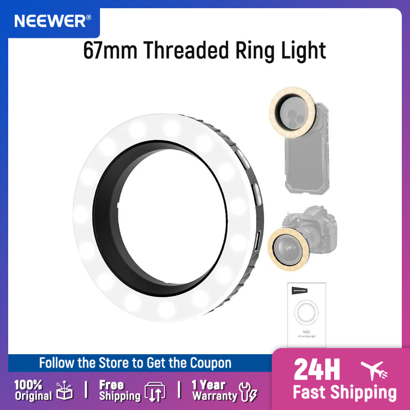 NEEWER Basics 67mm Threaded Ri - مراجعة Photography Lighting Case وسعره