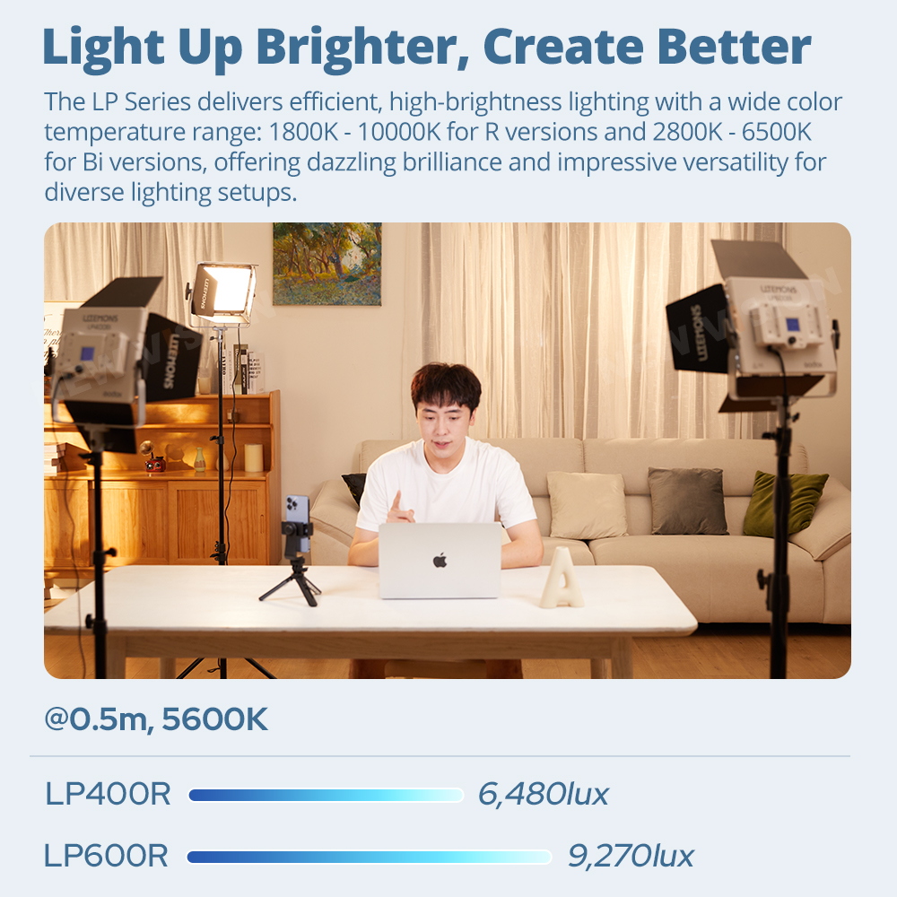 Godox LITEMONS LP400R/Bi LP600 - مراجعة Photography Lighting Godox وسعره