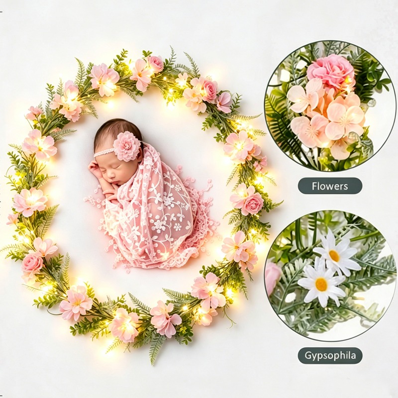 LED Artificial Peony Daisy Vin - مراجعة Photography Artificial Lighting وسعره