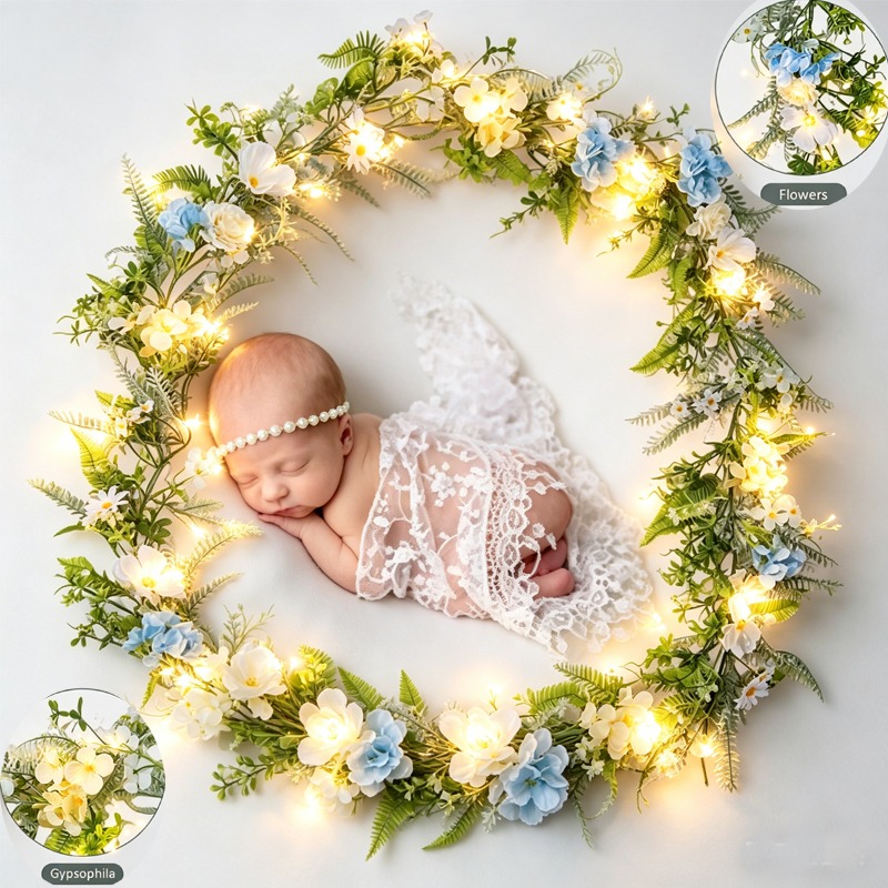 LED Artificial Peony Daisy Vin - مراجعة Photography Artificial Lighting وسعره