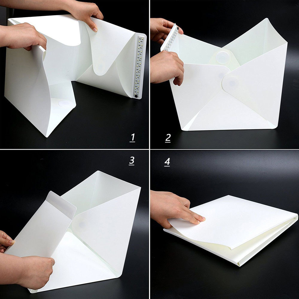 LED Panel Light Box Photograph - مراجعة Photography Lighting Case وسعره