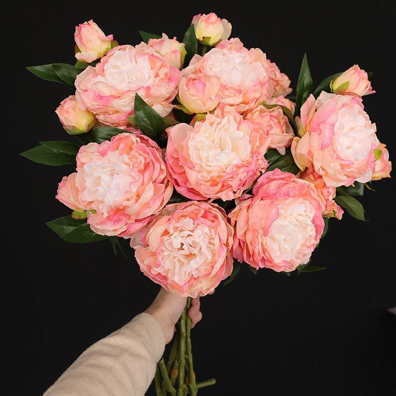 1PC Retro 2 Head Peony Simulat - مراجعة Photography Artificial Lighting وسعره