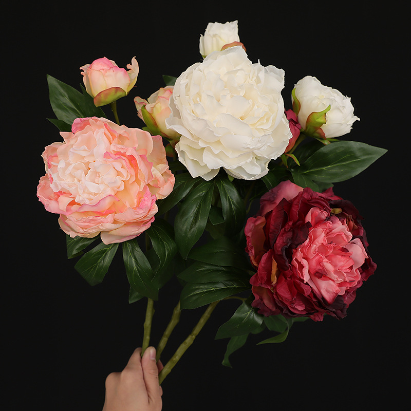 1PC Retro 2 Head Peony Simulat - مراجعة Photography Artificial Lighting وسعره