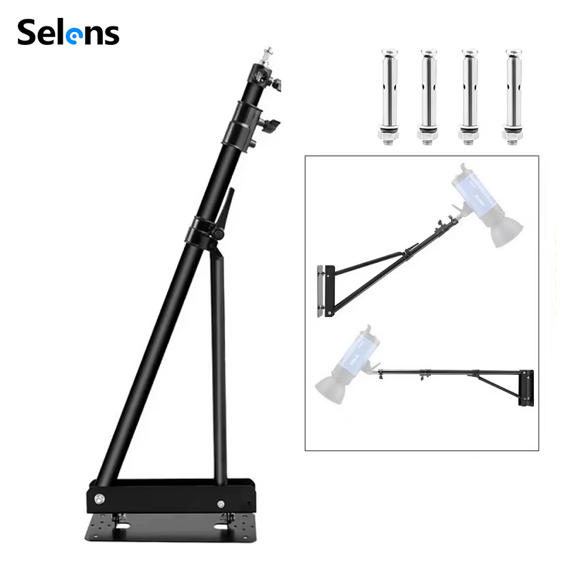 Selens 130cm Wall Mount Boom A - مراجعة Photography Lighting Triangle وسعره