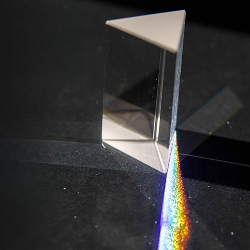 1PC Rainbow Triangular Prism K - مراجعة Photography Lighting Triangle وسعره