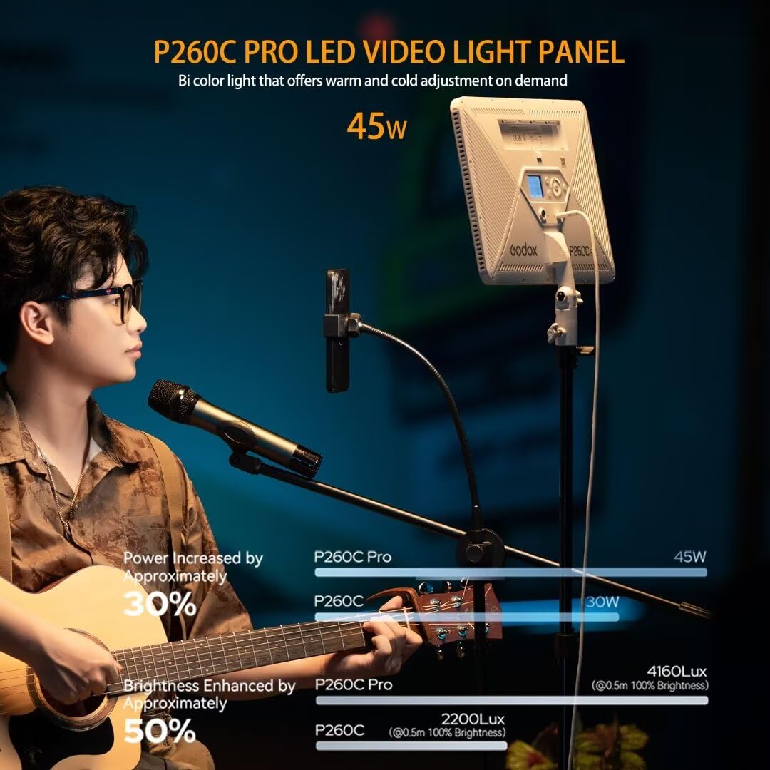 Godox P260C Pro LED Video Ligh - مراجعة Photography Lighting Godox وسعره