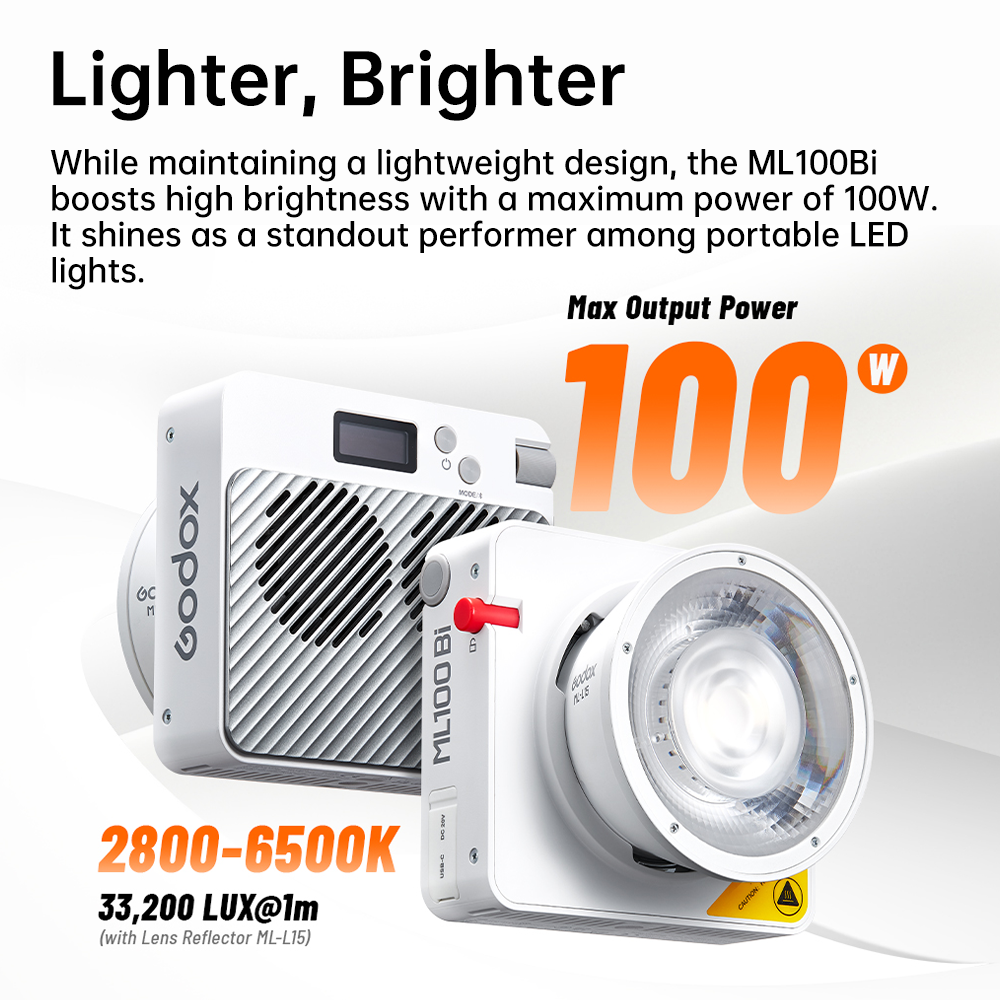 Godox ML100BI  Full Color LED  - مراجعة Photography Lighting Godox وسعره