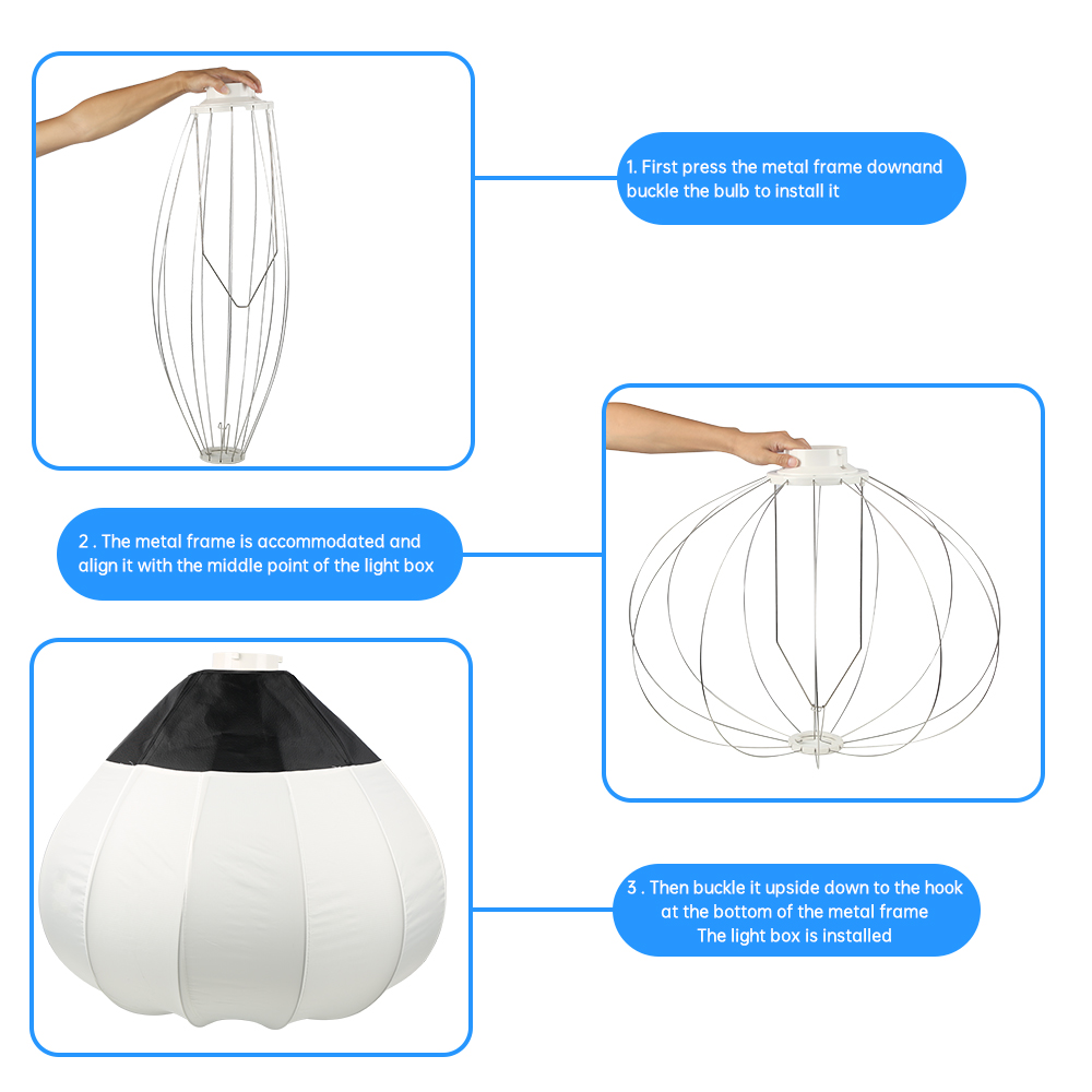 65cm Globe Lantern Softbox Bow - مراجعة Globe Modifier Round وسعره