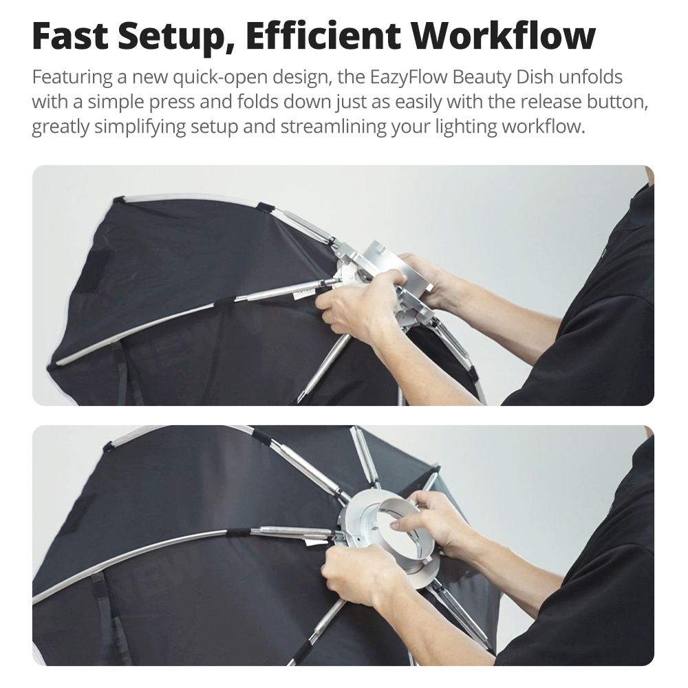 New Godox EazyFlow Beauty Dish - مراجعة Photography Lighting Design وسعره