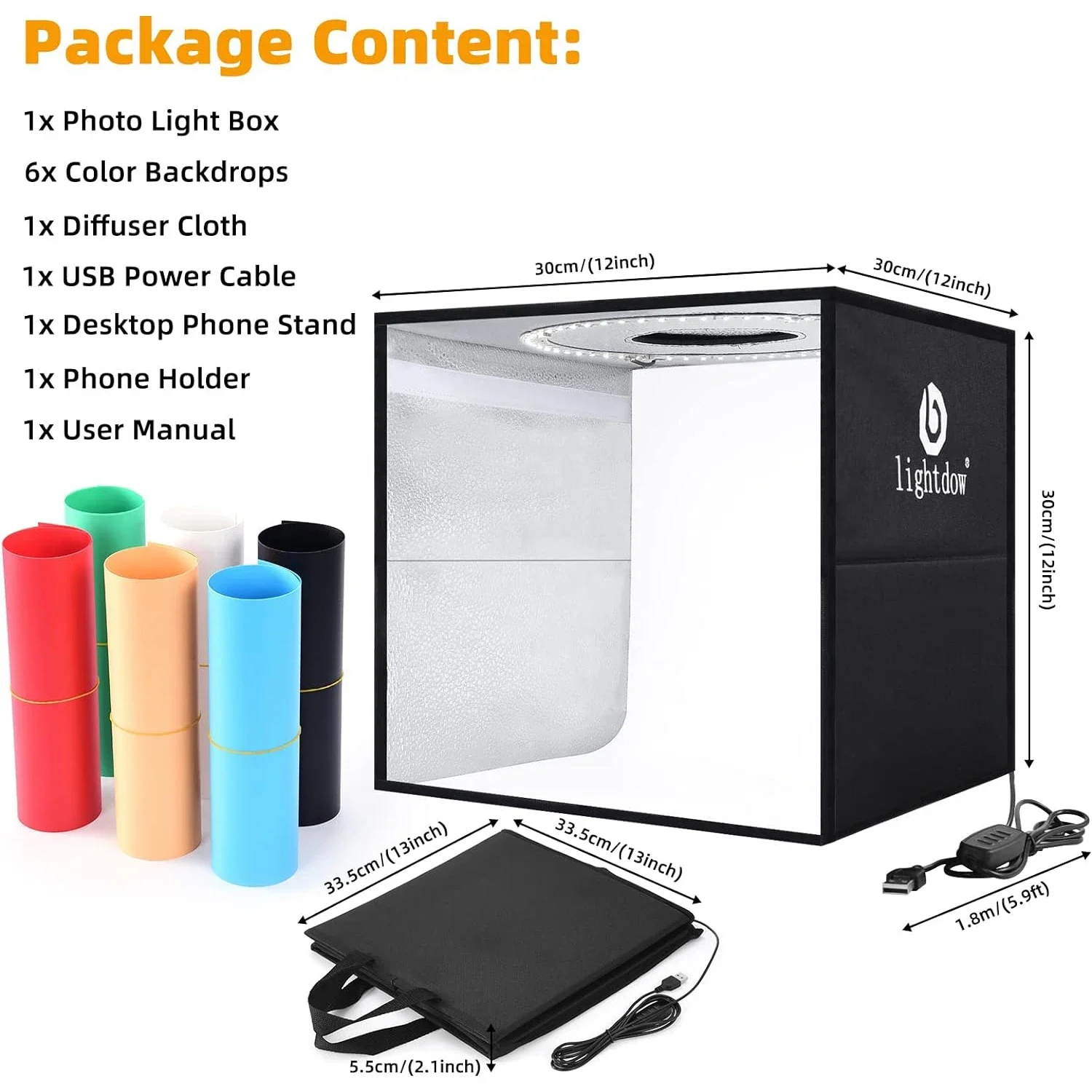 Lightdow Dimmable Photo Box LE - مراجعة Photography Lighting Case وسعره