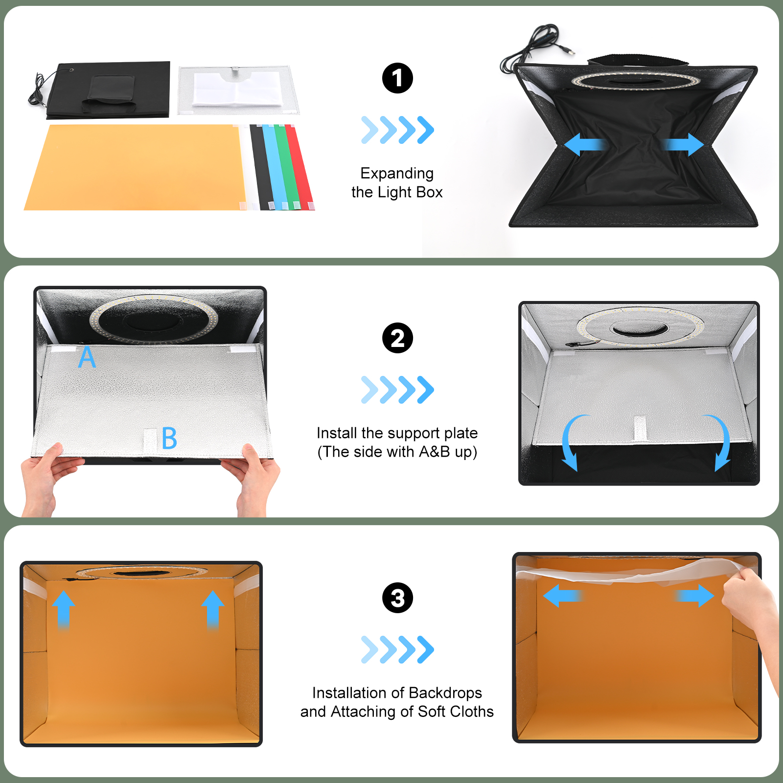 Lightdow Dimmable Photo Box LE - مراجعة Photography Lighting Case وسعره