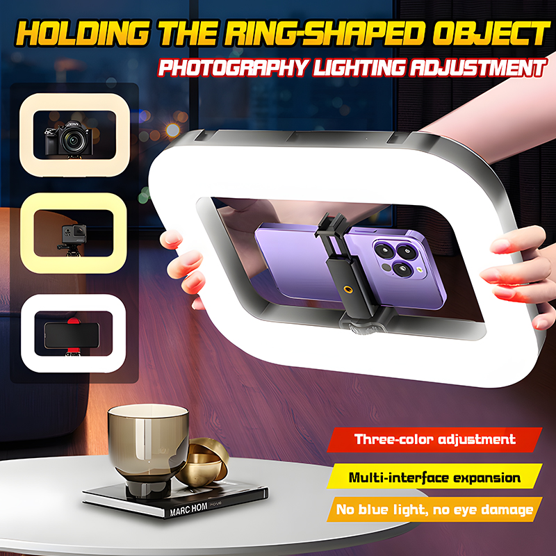 Roreta Handheld Ring LED Recha - مراجعة Photography Artificial Lighting وسعره