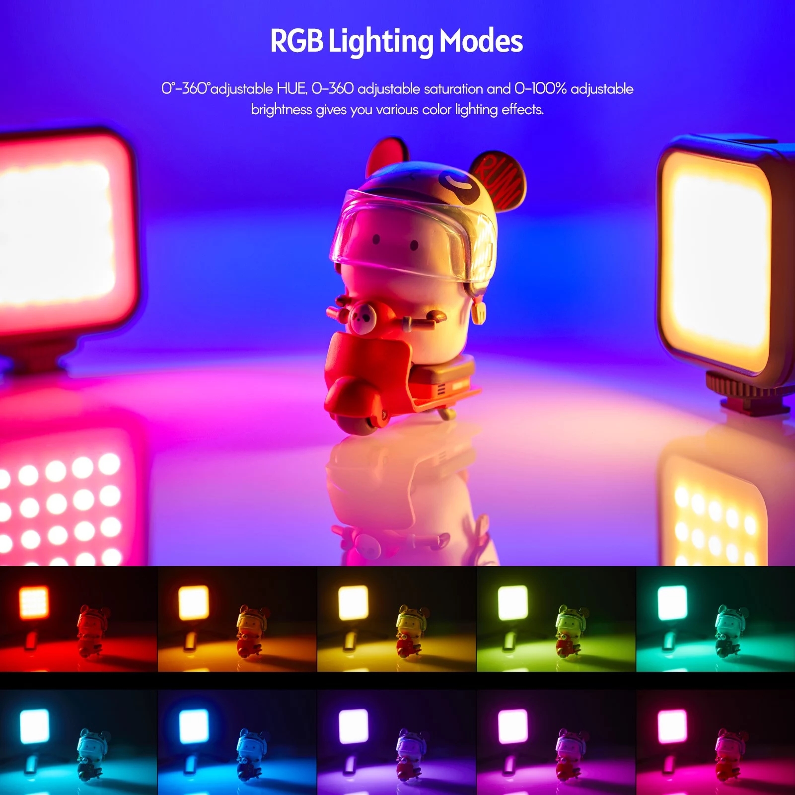 Godox LITEMONS LED6R RGB LED V - مراجعة Photography Lighting Godox وسعره