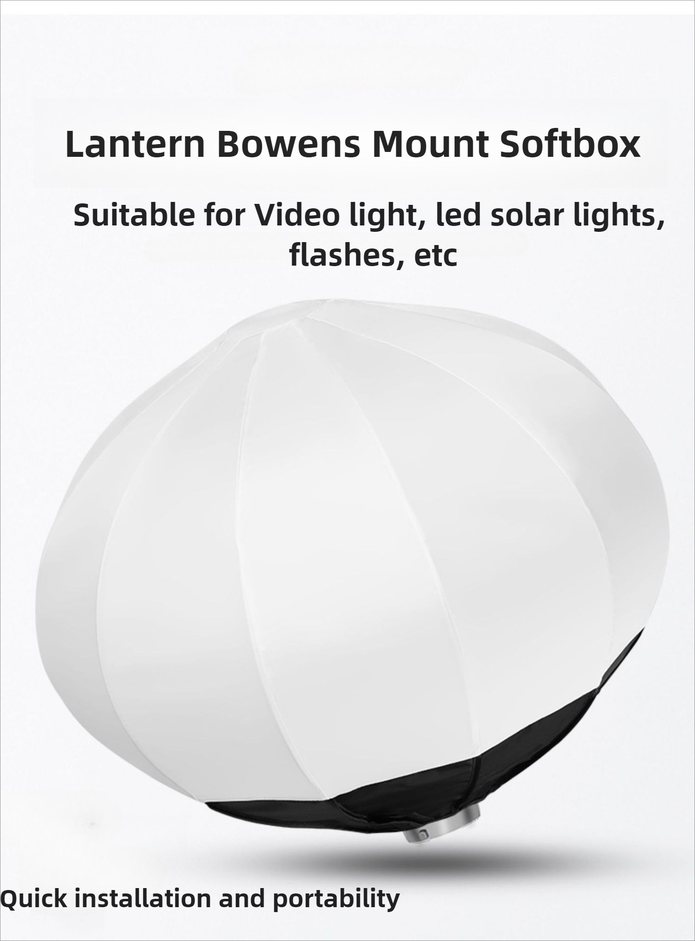 Globe Lantern Softbox 55cm 65c - مراجعة Globe Modifier Round وسعره