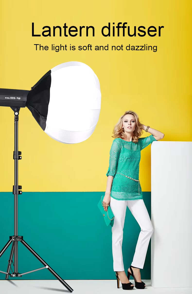55cm 65cm Globe Lantern Softbo - مراجعة Globe Modifier Round وسعره
