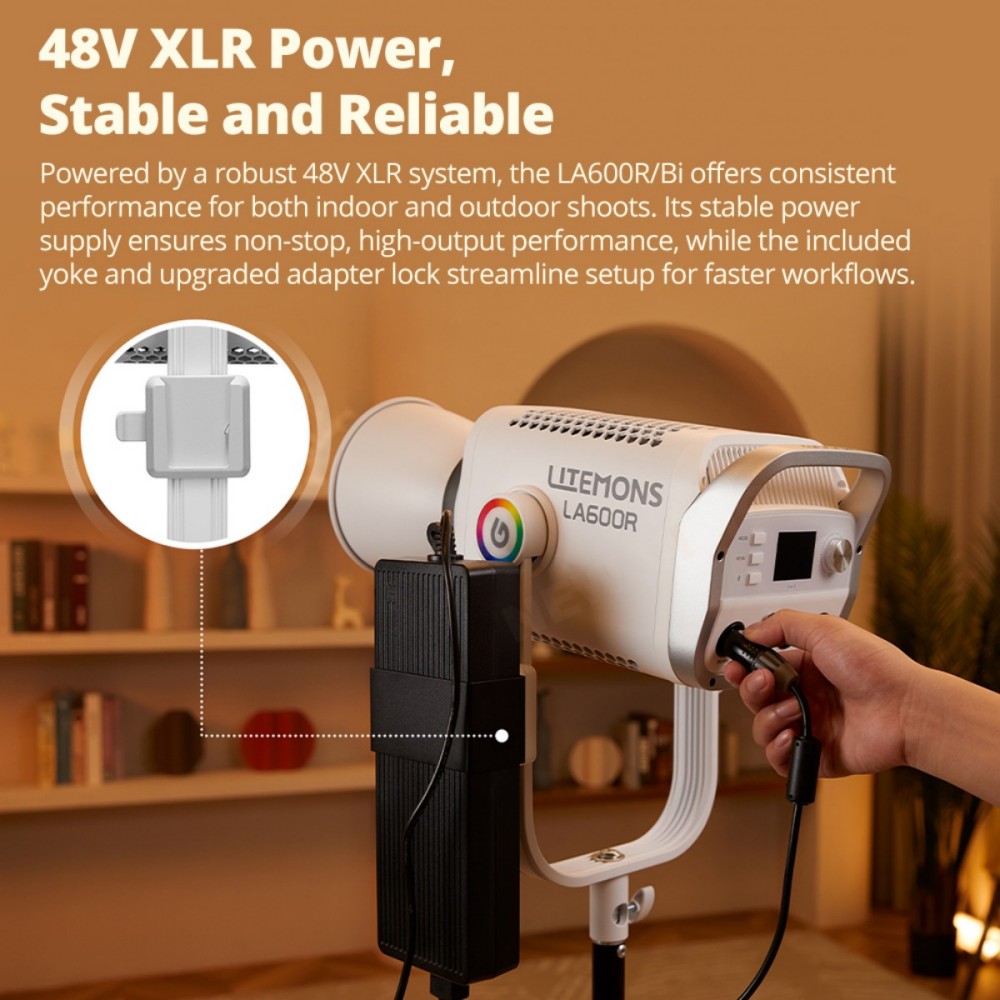Godox LITEMONS LA600Bi LA600R  - مراجعة Photography Lighting Godox وسعره