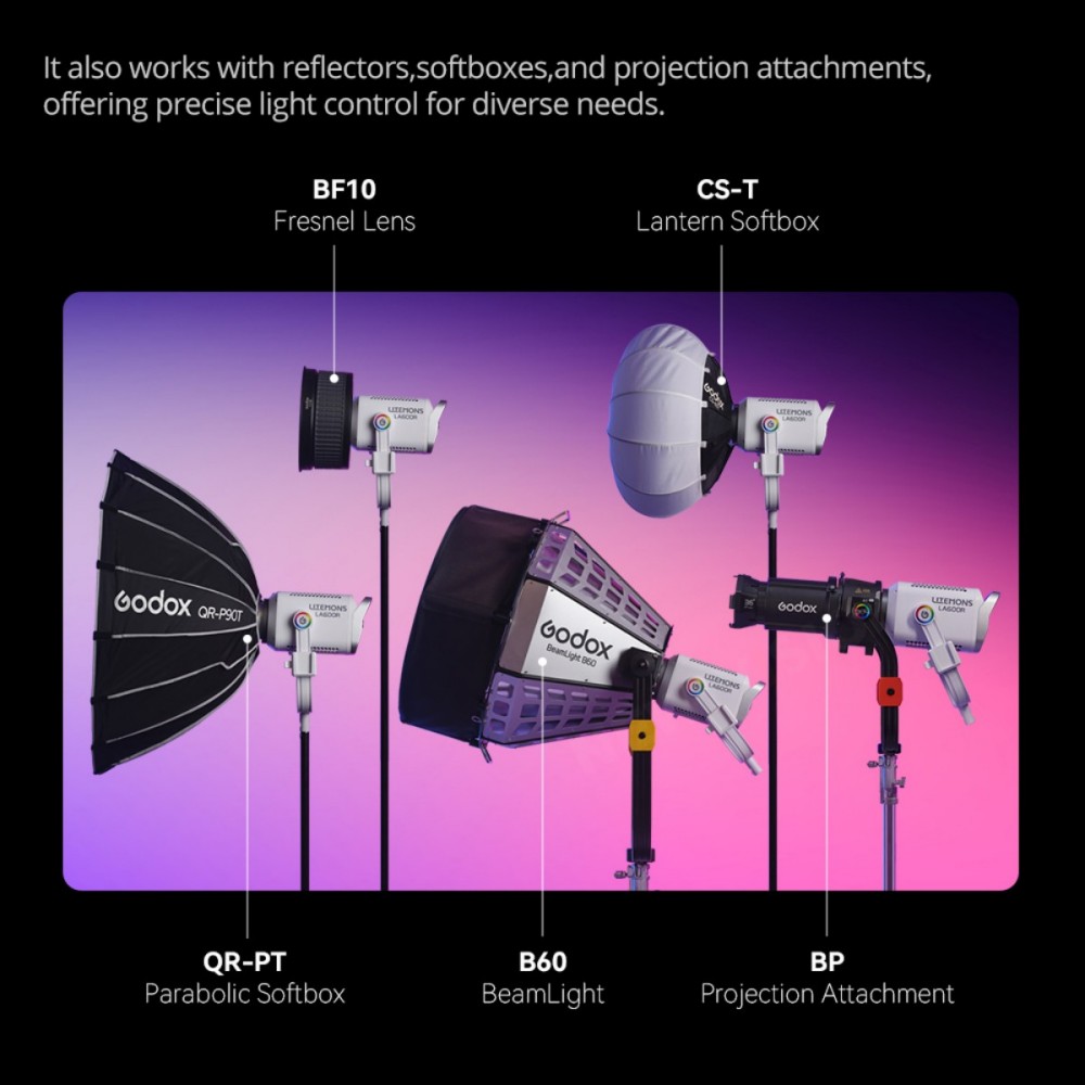 Godox LITEMONS LA600Bi LA600R  - مراجعة Photography Lighting Godox وسعره